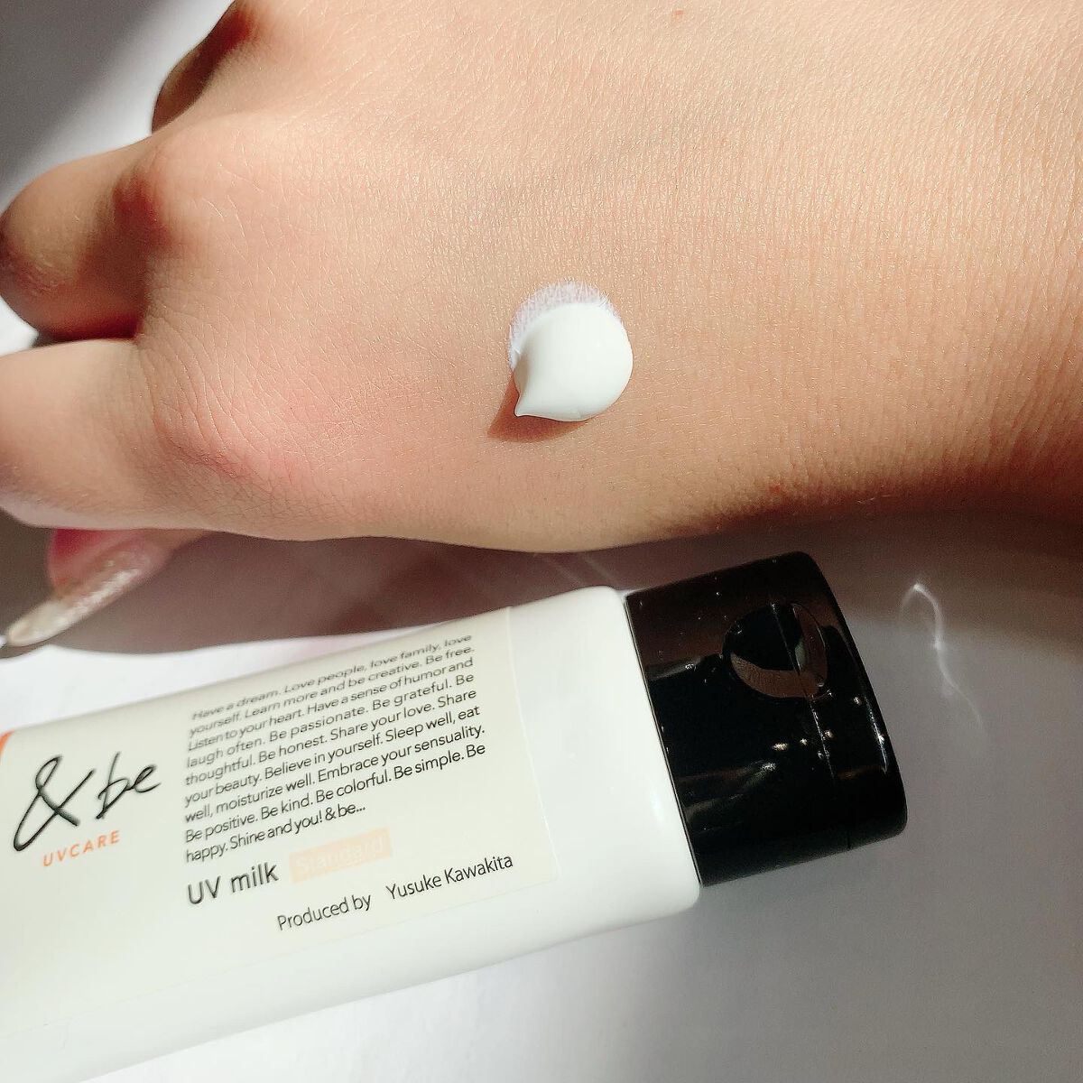 &be UVミルク/＆be/日焼け止めミルクを使ったクチコミ（2枚目）