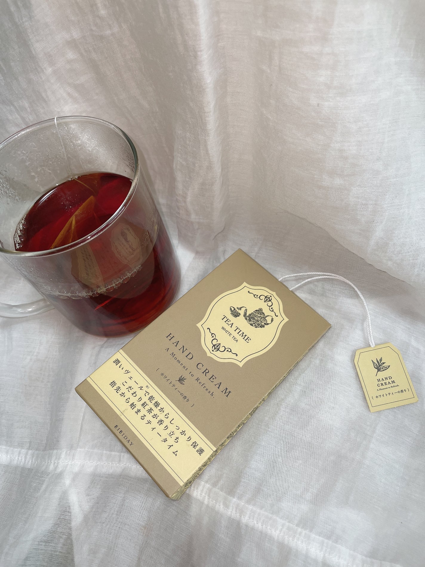 ティータイム ハンドクリーム ホワイトティーの香り/BIBIDAY/ハンドクリームを使ったクチコミ(2枚目)