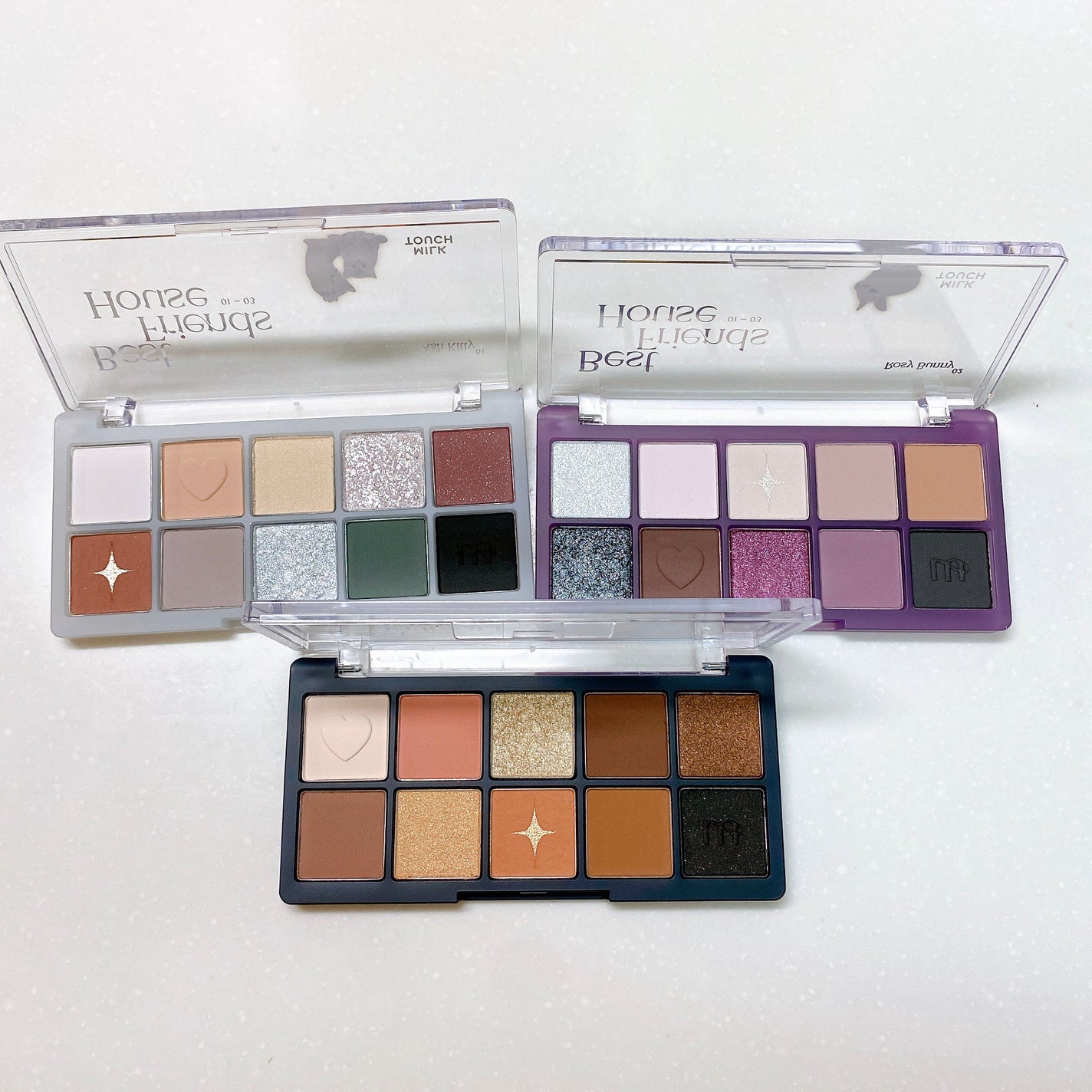 ビーマイベストフレンズハウスパレット/Milk Touch/アイシャドウパレットを使ったクチコミ(2枚目)