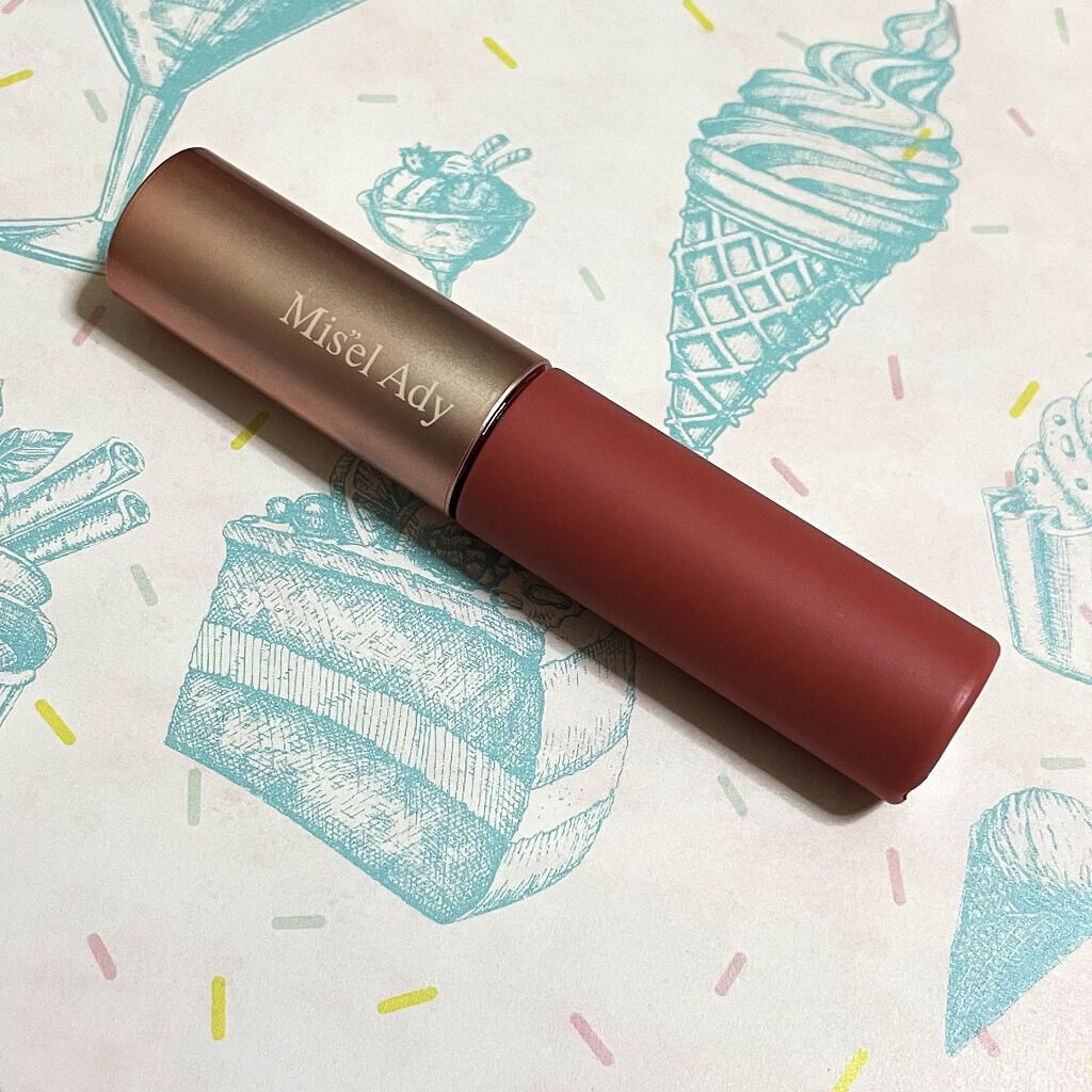 ウォータリーリップティント マット 02 ブライトピンク/ミゼルエディ/リップティントを使ったクチコミ（1枚目）