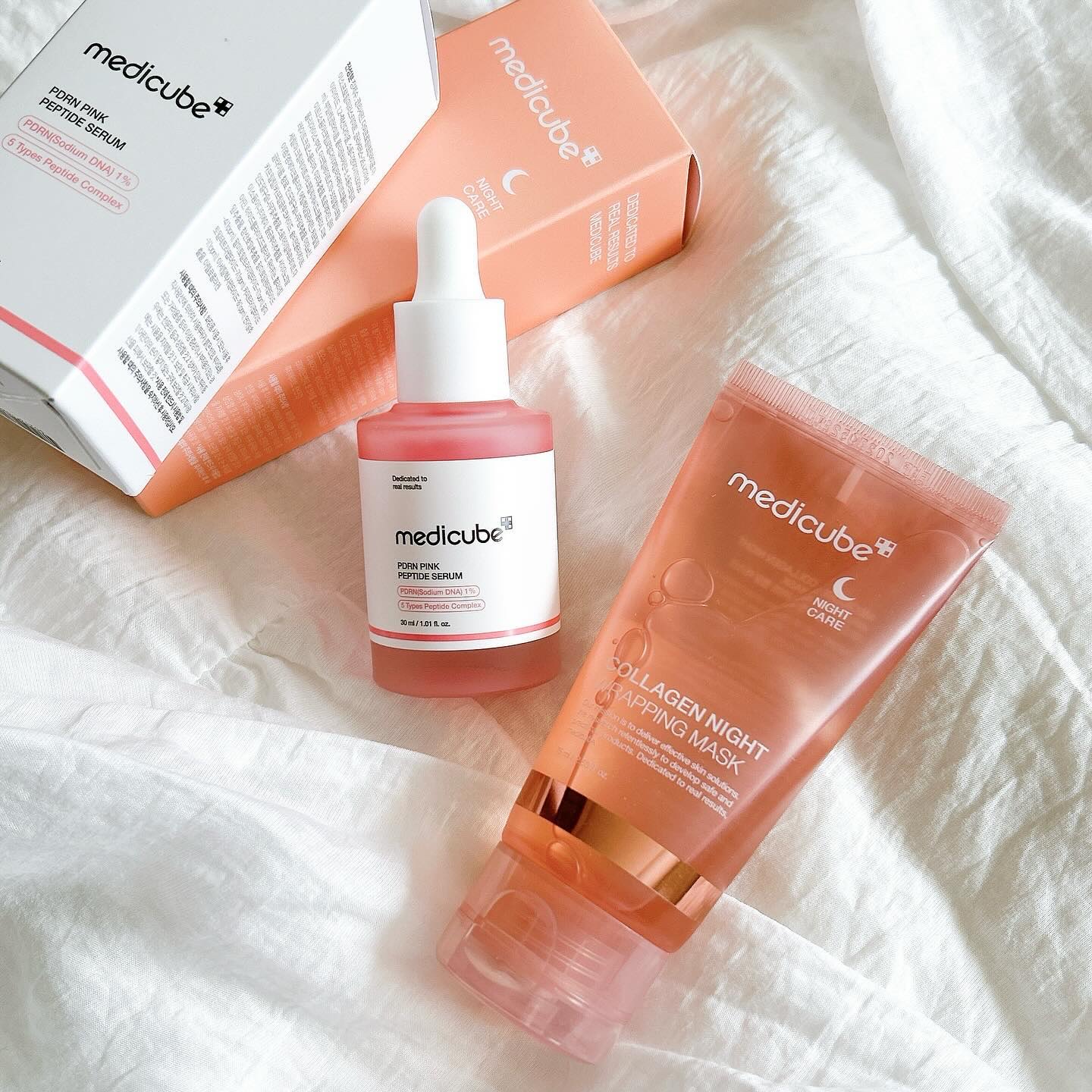 コラーゲンナイトラッピングマスク/MEDICUBE/洗い流すパック・マスクを使ったクチコミ（1枚目）