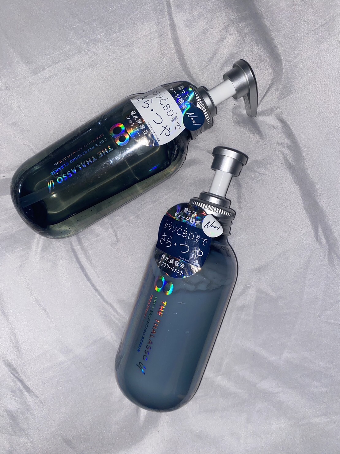 エイトザタラソ ユー CBD＆リフレッシング クレンズ 美容液シャンプー／CBD＆バランシング ダメージリペア 美容液ヘアトリートメント/エイトザタラソ/市販シャンプーを使ったクチコミ（1枚目）