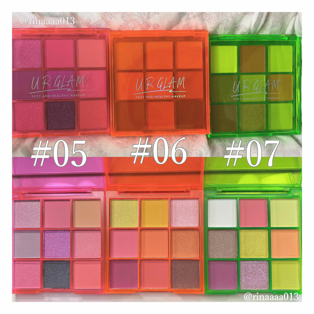 UR GLAM　BLOOMING EYE COLOR PALETTE/U R GLAM/アイシャドウパレットを使ったクチコミ（2枚目）