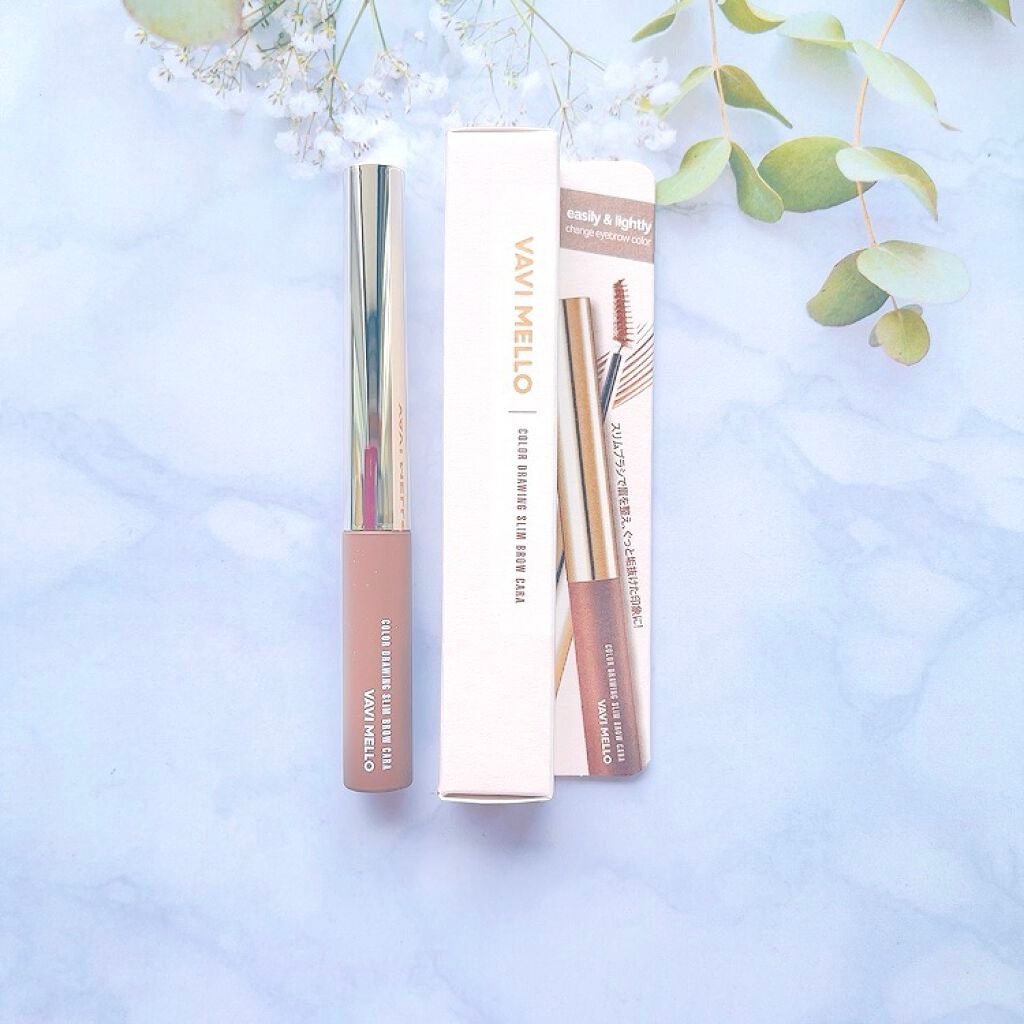 カラードローイングスリムブロウカラ/VAVI MELLO/眉マスカラを使ったクチコミ(1枚目)