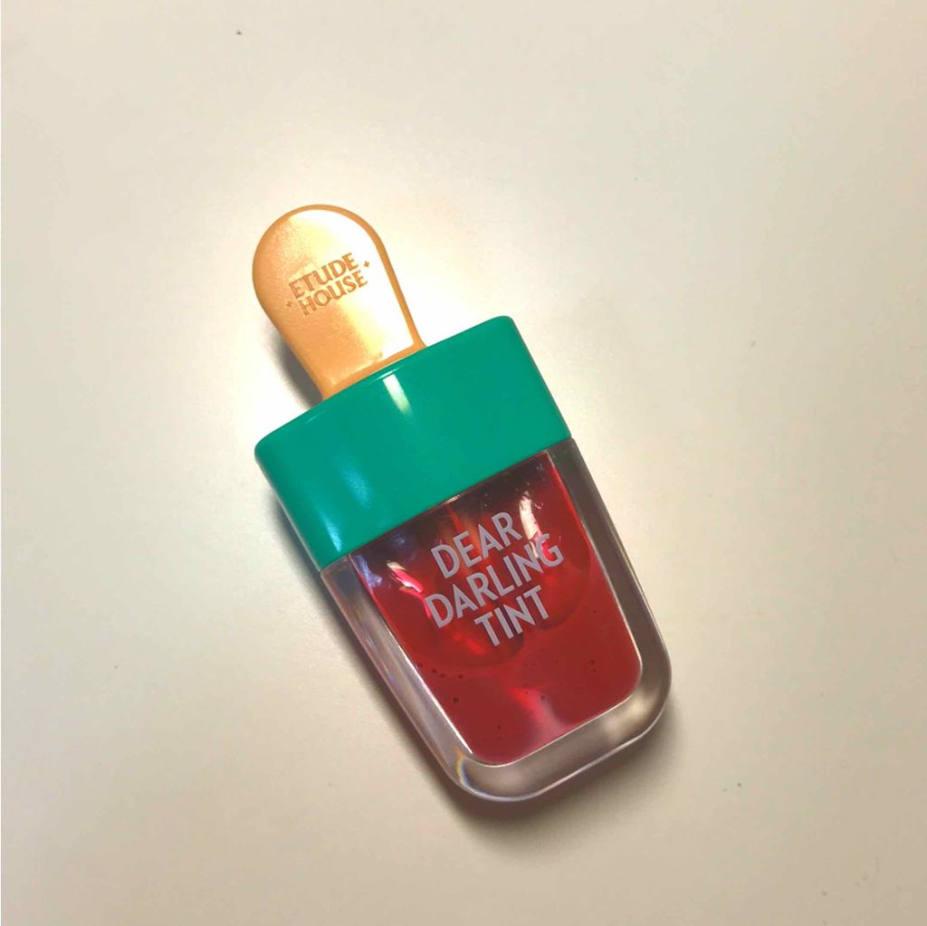 ディアダーリン ウォータージェルティント (アイスティント)/ETUDE/口紅を使ったクチコミ(1枚目)