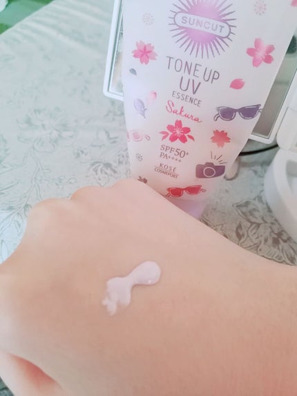 トーンアップUV エッセンス/サンカット®/日焼け止めローションを使ったクチコミ(2枚目)