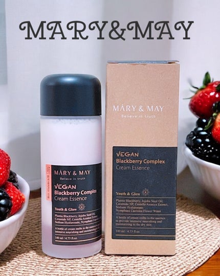 ヴィーガンブラックベリー コンプレックスクリームエッセンス/MARY&MAY/化粧水を使ったクチコミ(1枚目)