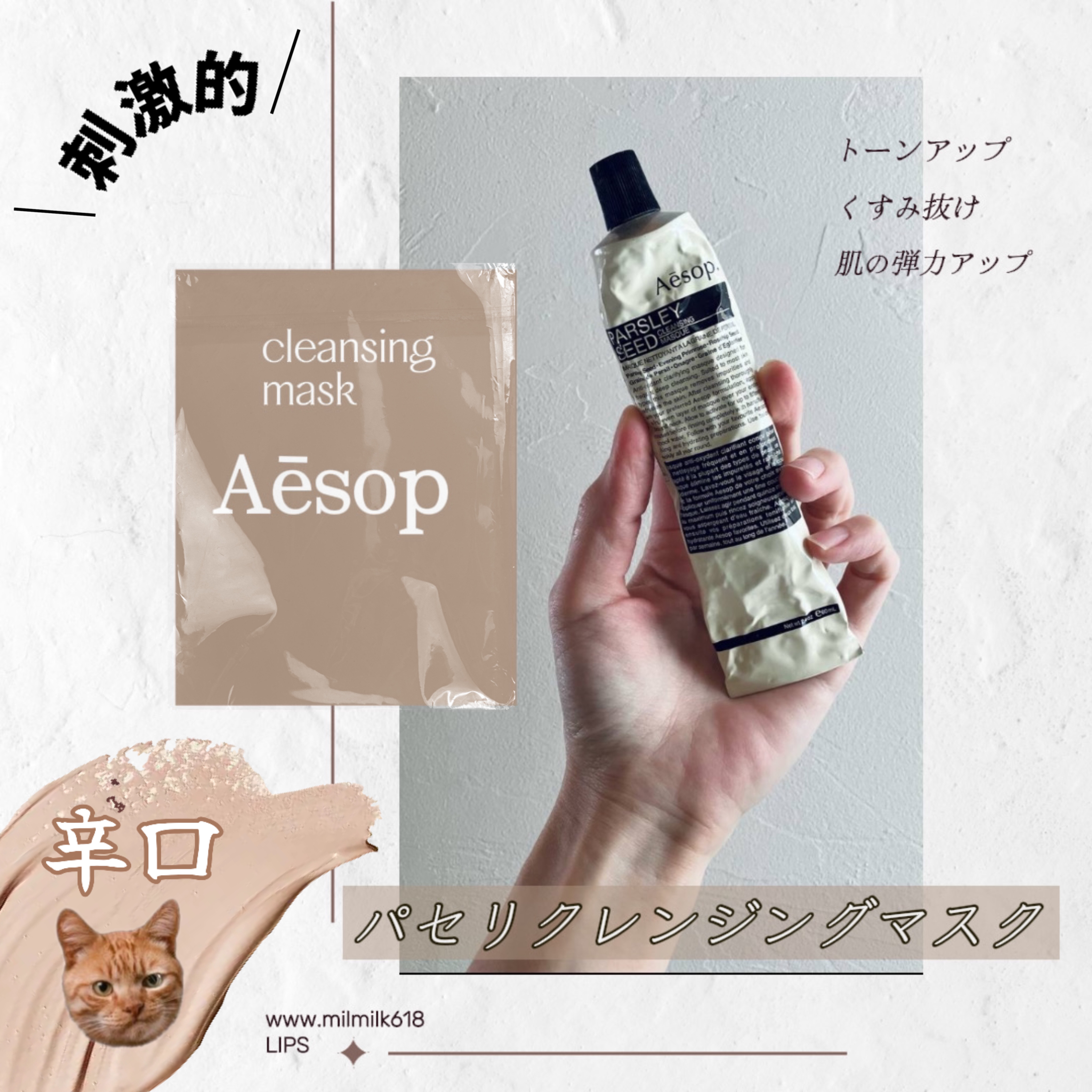 パセリーシード クレンジングマスク/Aesop/洗い流すパック・マスクを使ったクチコミ（1枚目）