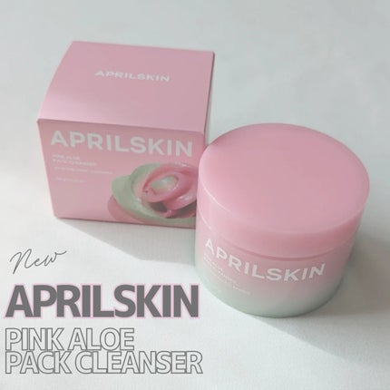 ピンクアロエメレンゲクレンザー/APRILSKIN/その他洗顔料を使ったクチコミ(1枚目)