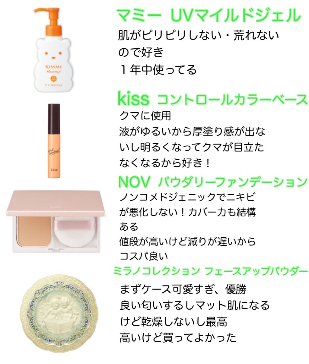 コントロールカラーベース/KiSS/化粧下地を使ったクチコミ(3枚目)