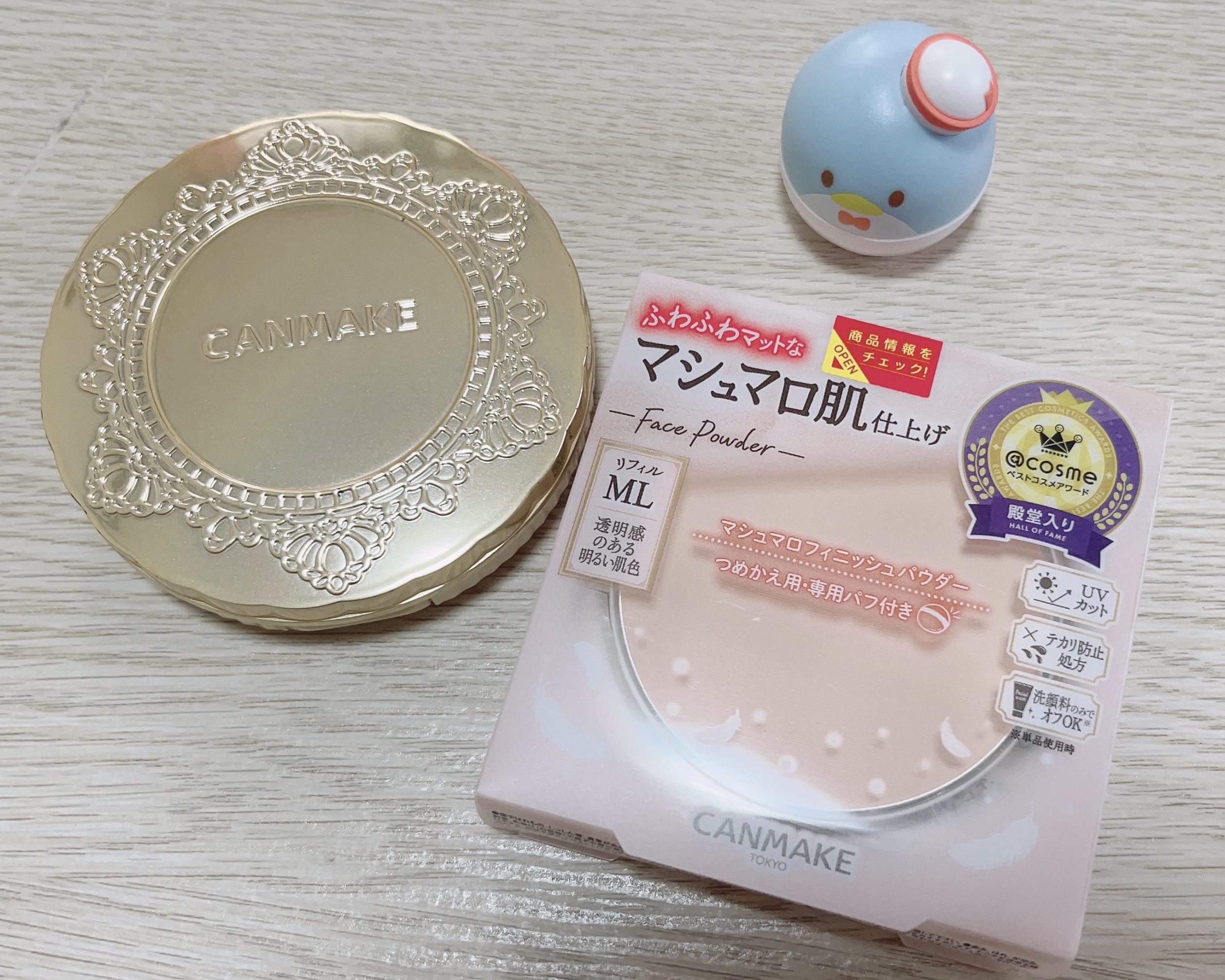 マシュマロフィニッシュパウダー/キャンメイク/プレストパウダーを使ったクチコミ（3枚目）