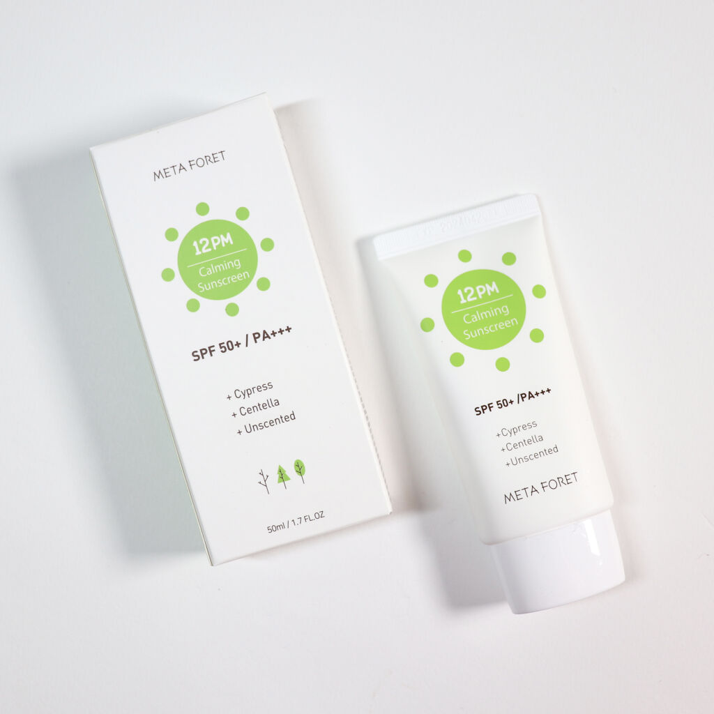 12PM カーミングサンスクリーン/meta foret /日焼け止めクリームを使ったクチコミ（2枚目）