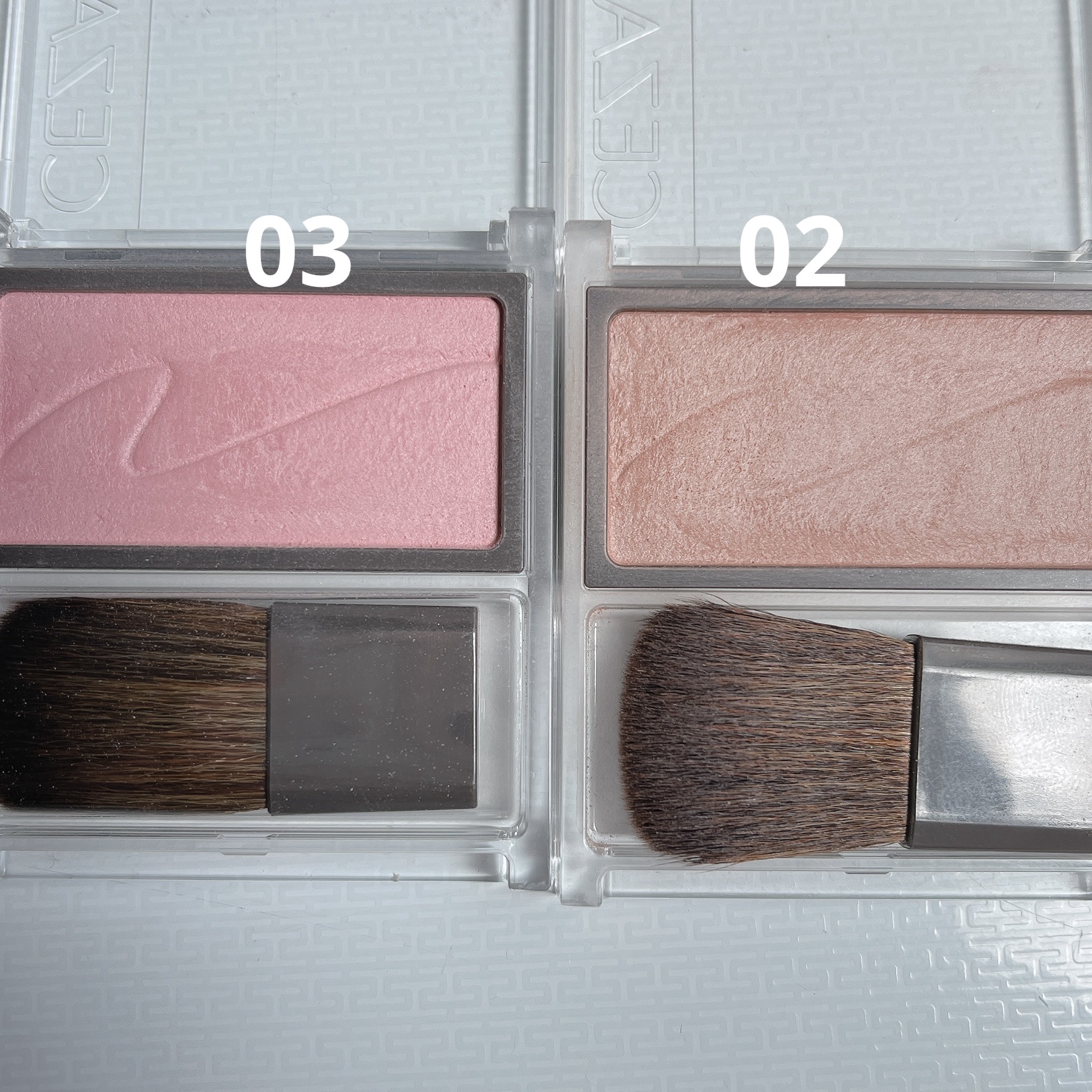 チークブラッシュ/CEZANNE/パウダーチークを使ったクチコミ（2枚目）