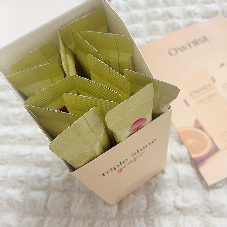 トリプルシャイン グレープ/Ownist/美容サプリメントを使ったクチコミ（3枚目）