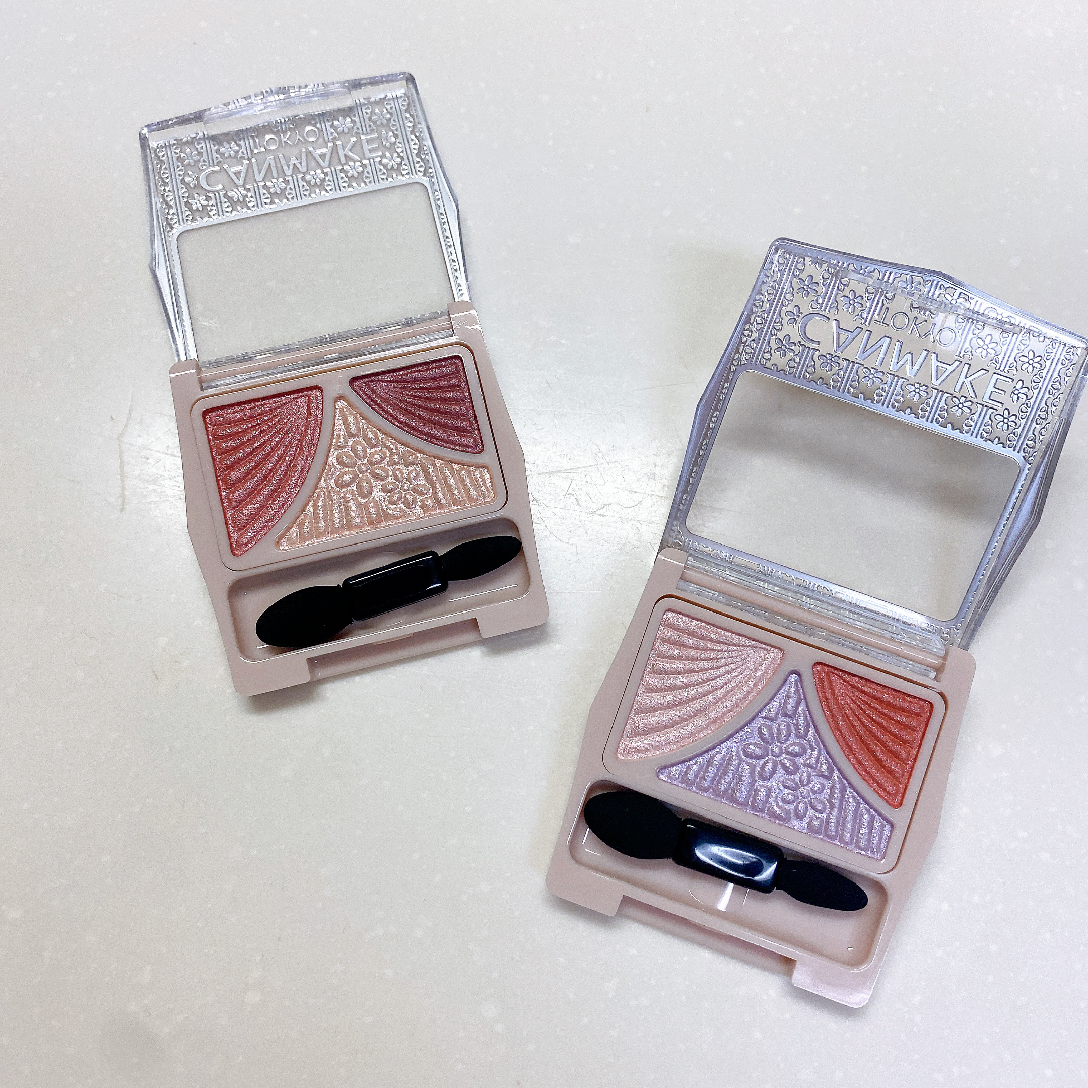 ジューシーピュアアイズ/キャンメイク/アイシャドウパレットを使ったクチコミ（1枚目）