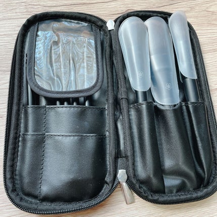 ブラックメイクブラシ8本セット-Dawnシリーズ/SIXPLUS/メイクブラシを使ったクチコミ(2枚目)