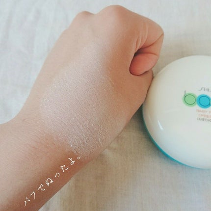 資生堂ベビーパウダー(プレスド)/ベビー/ボディパウダーを使ったクチコミ(3枚目)