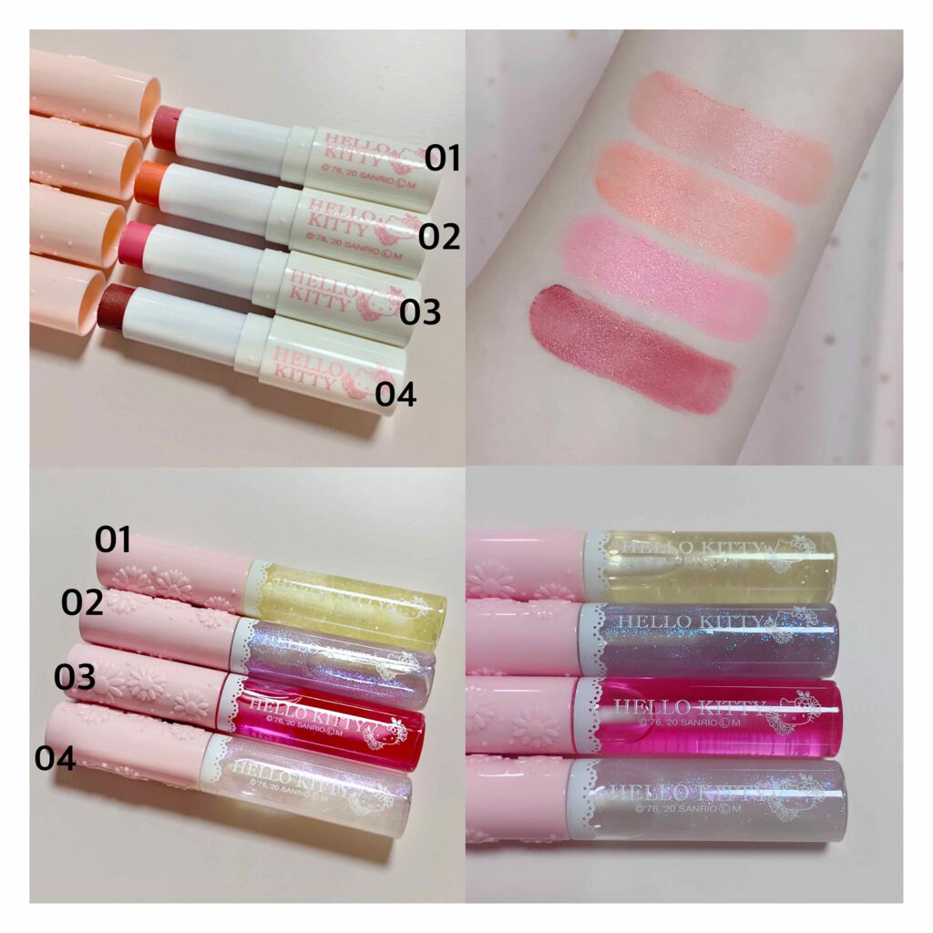 ブルーミングキティー カラーリップ/DAISO/口紅を使ったクチコミ（2枚目）