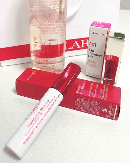 ダブルフィックス マスカラ/CLARINS/マスカラトップコートを使ったクチコミ(1枚目)