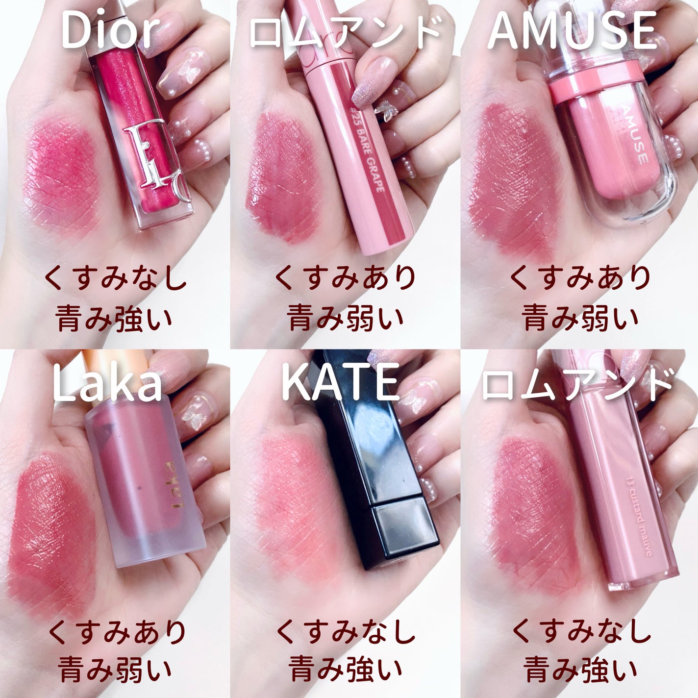 ジューシーラスティングティント/rom&nd/リップティントを使ったクチコミ(8枚目)