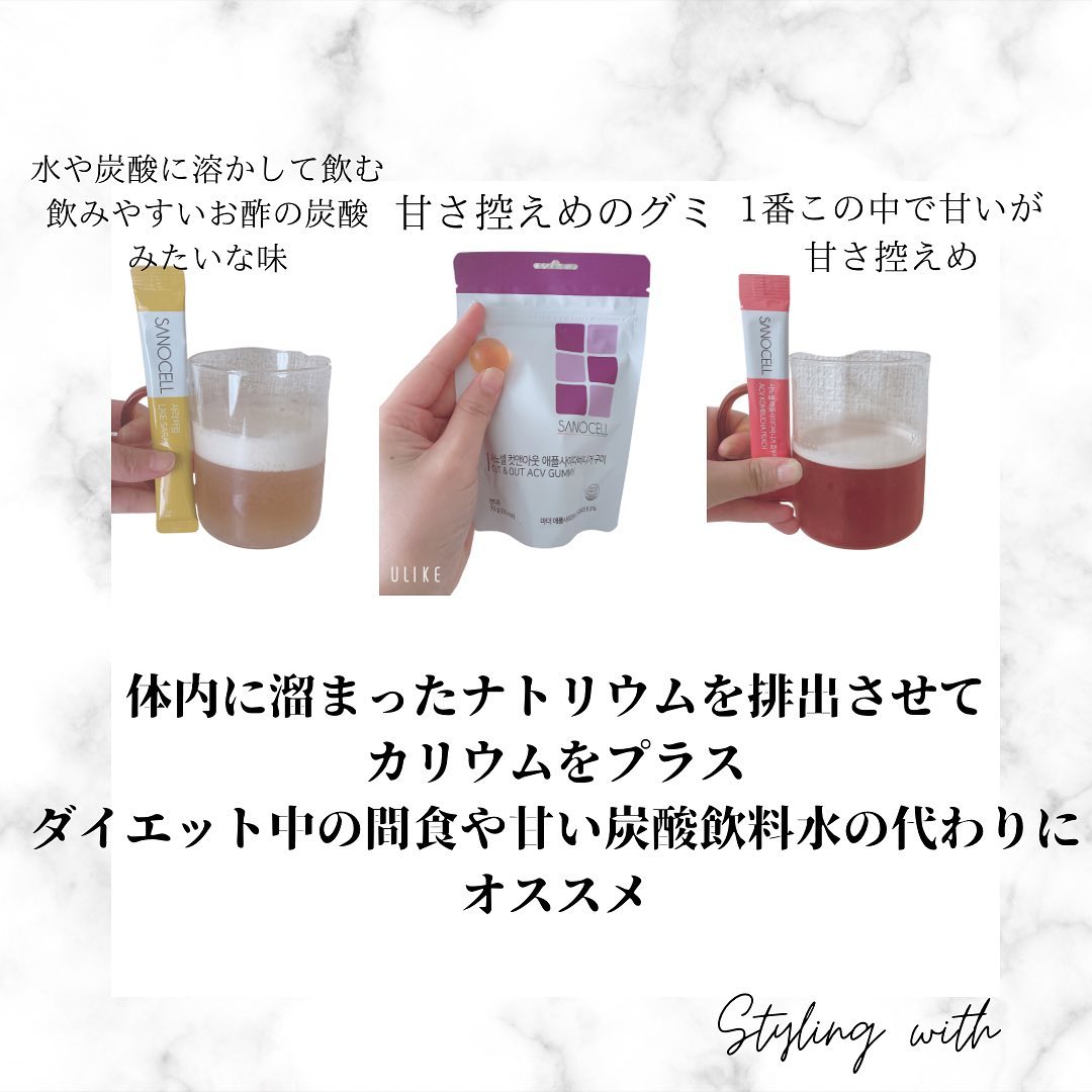 カット＆アウトACVグミ/SANOCELL/低糖質食品を使ったクチコミ（2枚目）