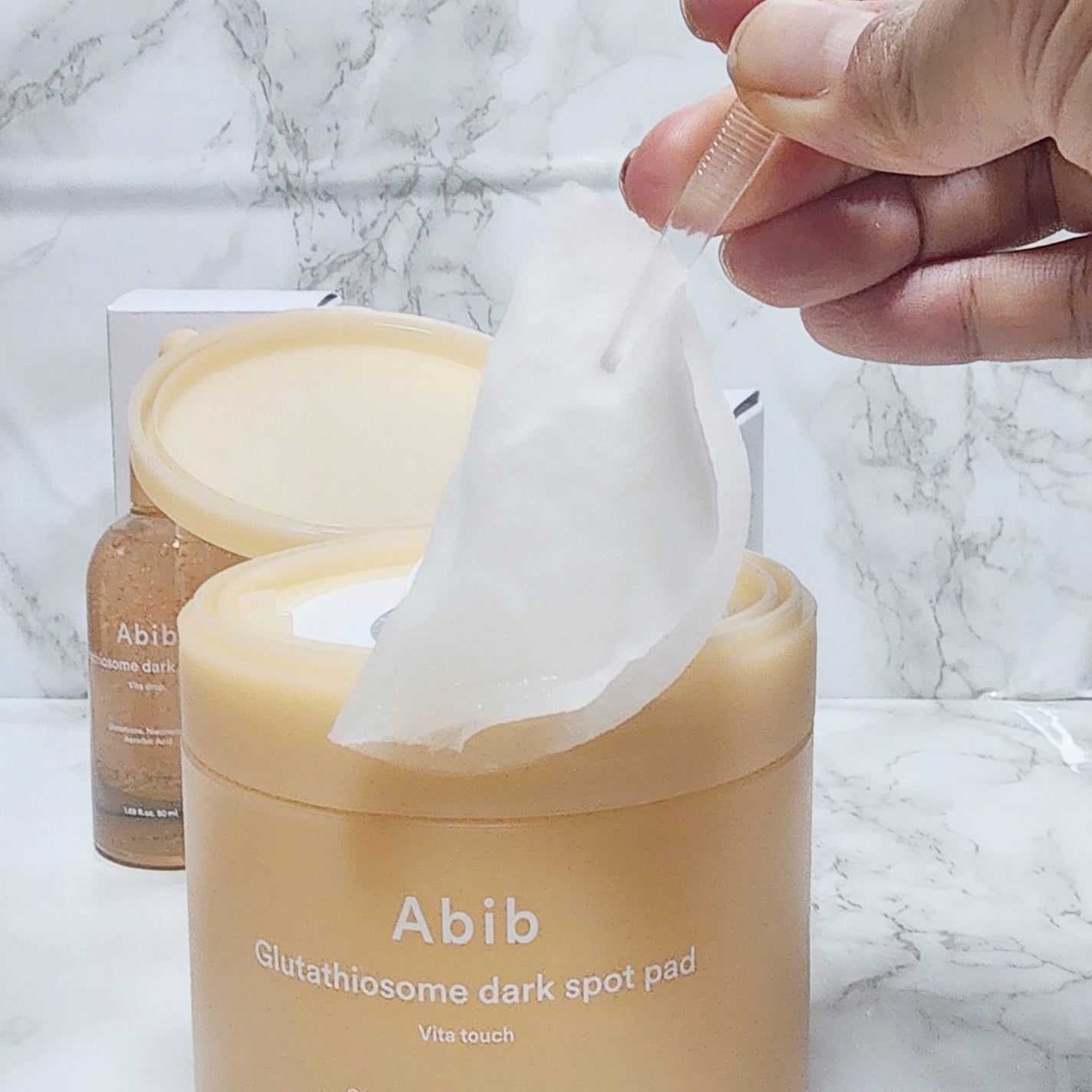 グルタチオンソームダークスポットパッドビタタッチ/Abib /トナーパッドを使ったクチコミ(1枚目)