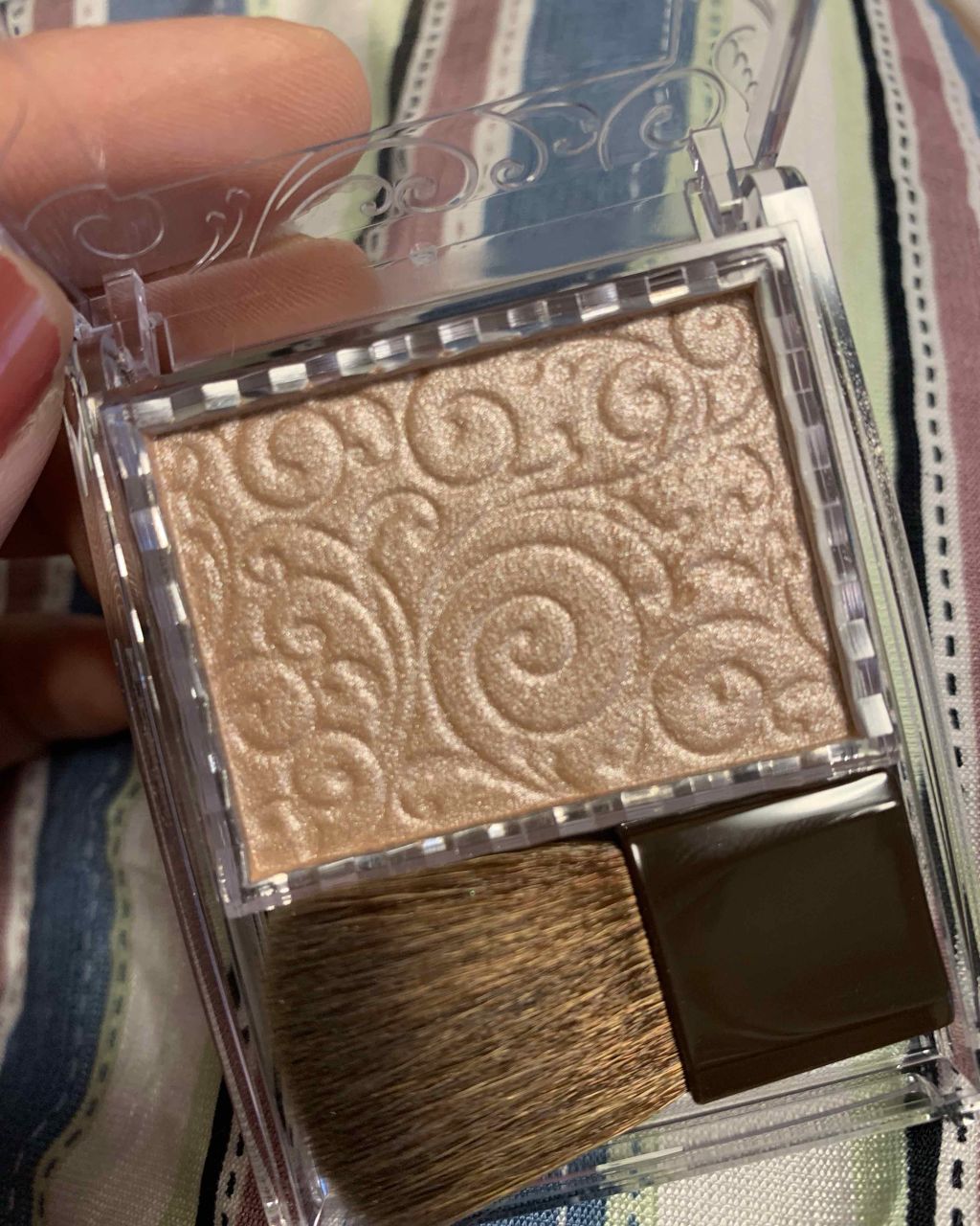 パールグロウハイライト/CEZANNE/パウダーハイライトを使ったクチコミ(2枚目)