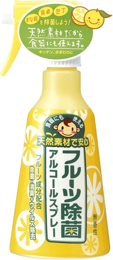 アース製薬 フルーツ除菌 アルコールスプレー