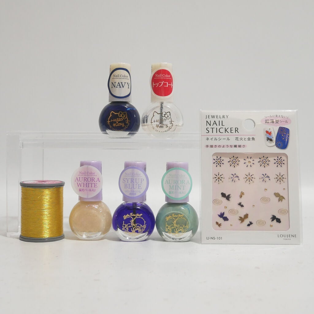 ネイルシール/セリア/ネイルシールを使ったクチコミ(3枚目)