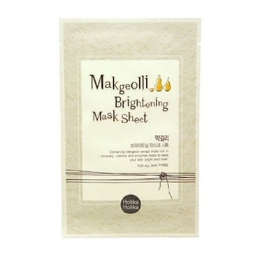 HOLIKA HOLIKA Makgeolli Brightning Mask Sheet