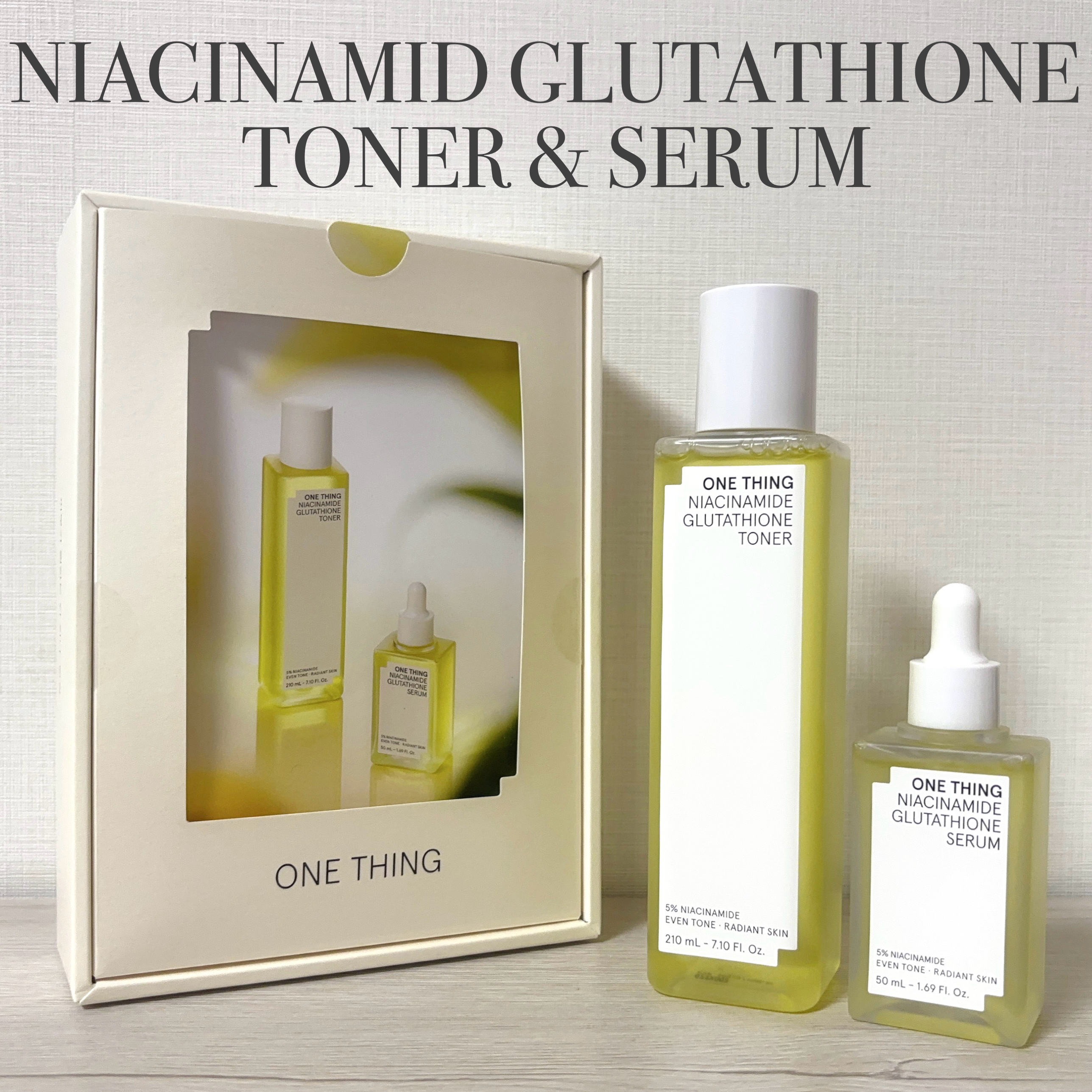 ナイアシンアミドグルタチオントナー/ONE THING/化粧水を使ったクチコミ（2枚目）