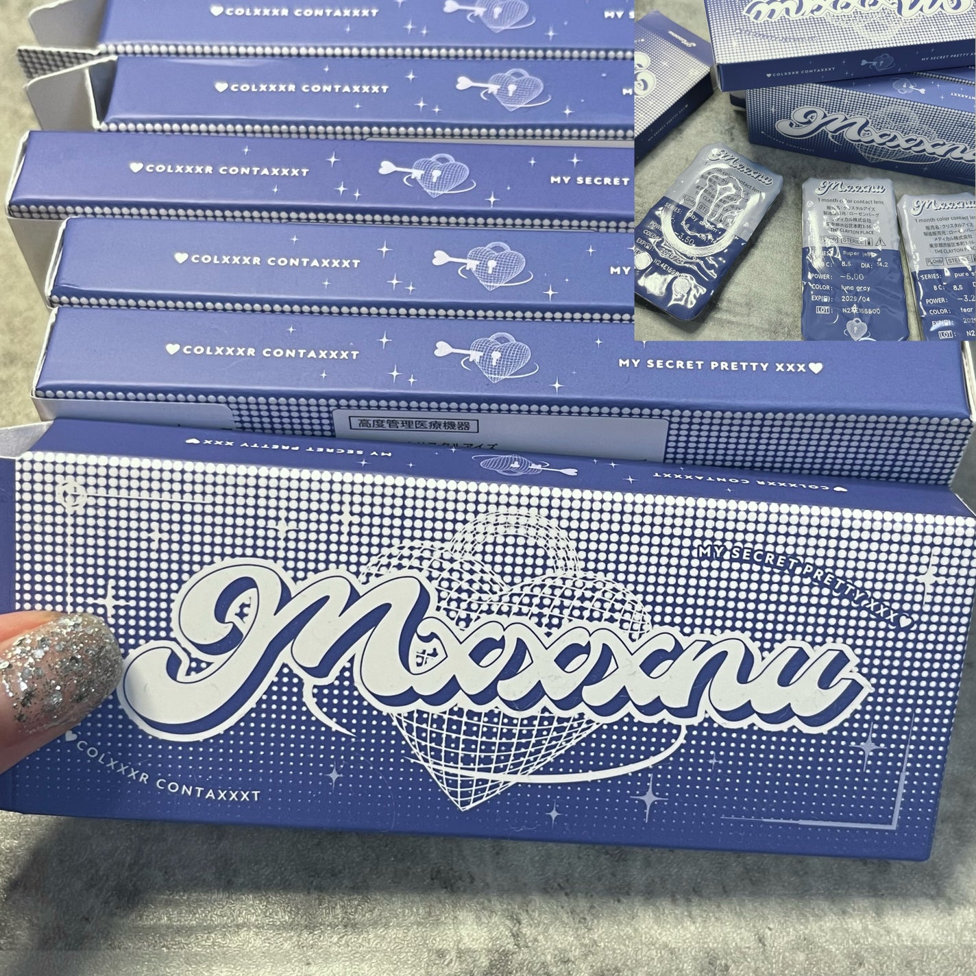Mxxxnu 1month pure star/Mxxxnu/1ヶ月(1MONTH)カラコンを使ったクチコミ(2枚目)