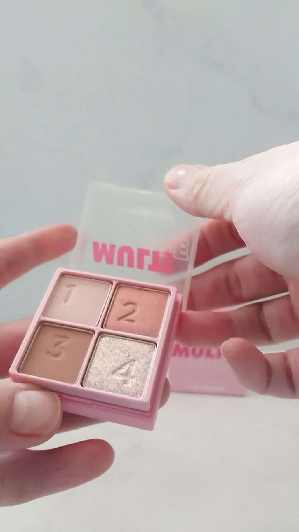 マルチキューブ/i’m meme/アイシャドウパレットを使ったクチコミ(3枚目)