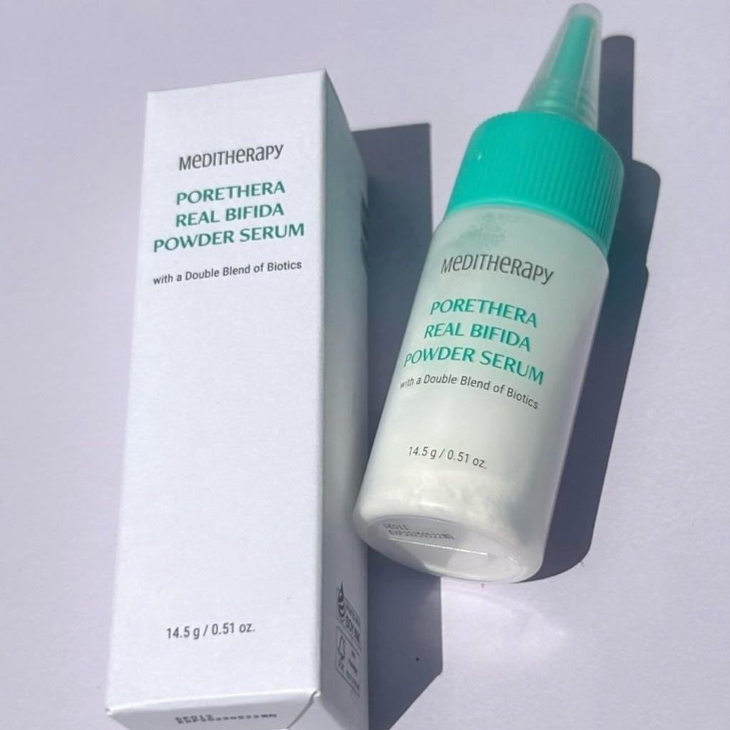 ポアセラリアルビフィダパウダーセラム/MEDITHERAPY/美容液を使ったクチコミ(4枚目)