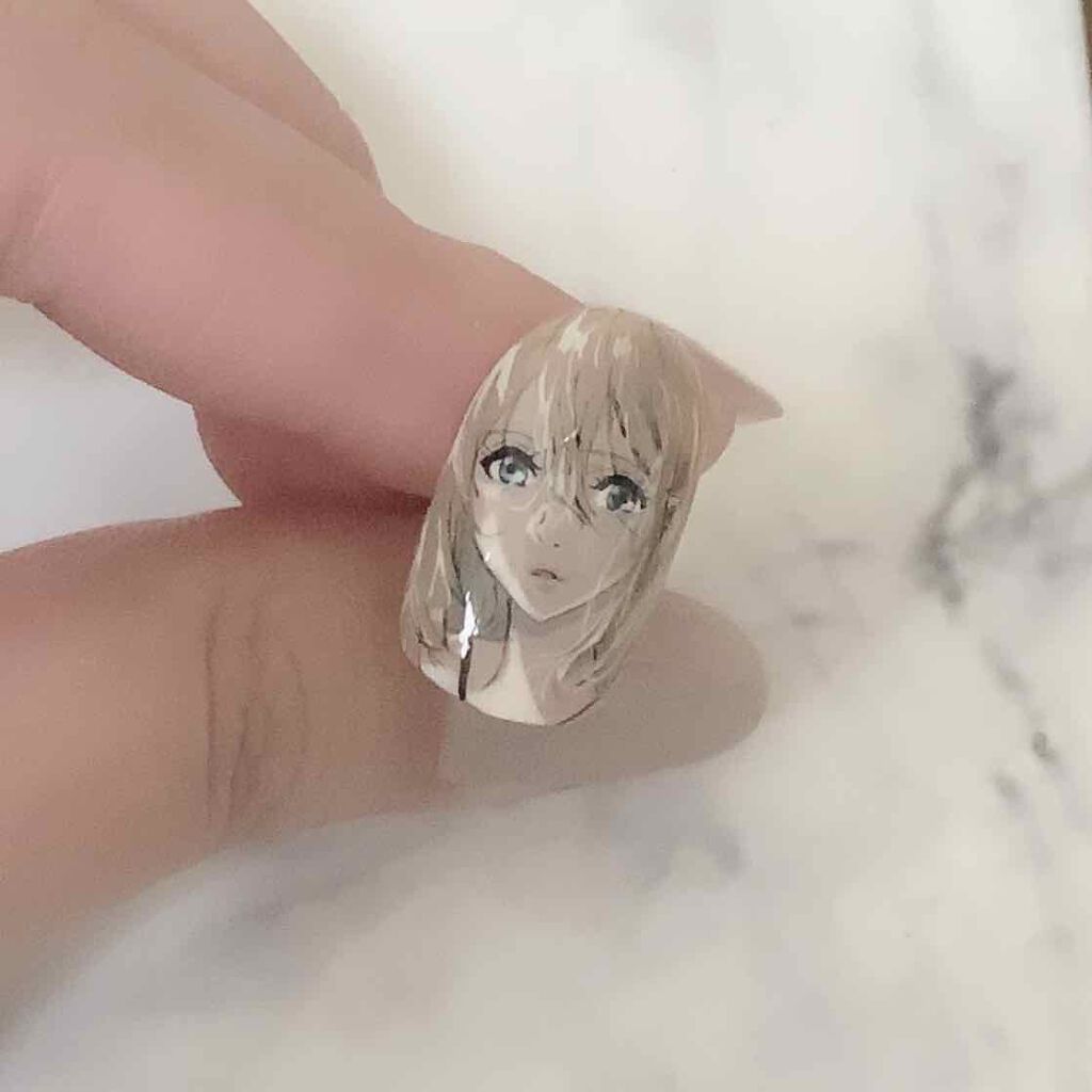 706 ショートライナースリムブラシ/b-r-s(ブルーシュ)/ネイル用品を使ったクチコミ(2枚目)