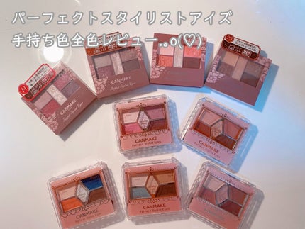 【旧品】パーフェクトスタイリストアイズ/キャンメイク/アイシャドウパレットを使ったクチコミ(1枚目)