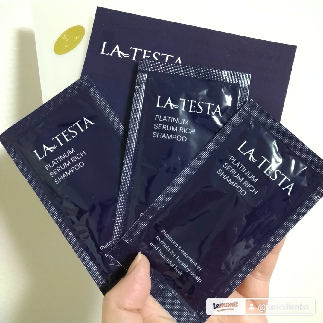 ラテスタ プラチナセラムリッチシャンプー/SiBODY/市販シャンプーを使ったクチコミ（2枚目）