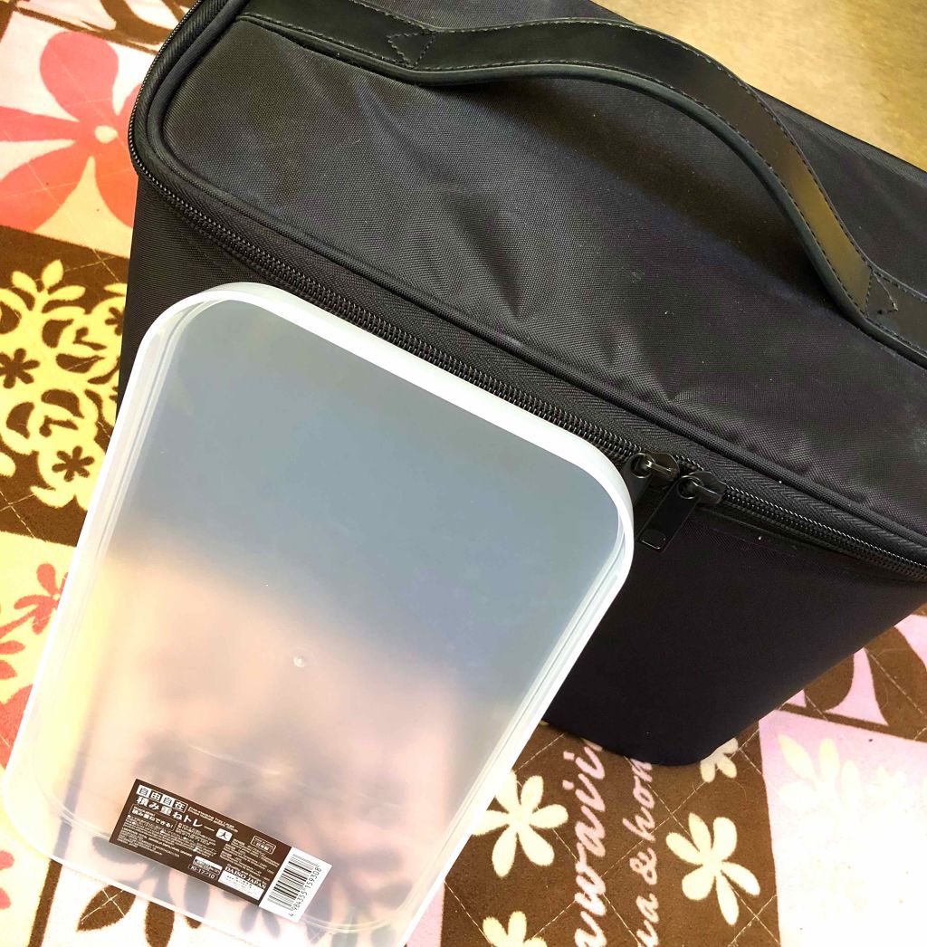 ナイロンメイクボックス・Ｌ/無印良品/化粧ポーチを使ったクチコミ（1枚目）