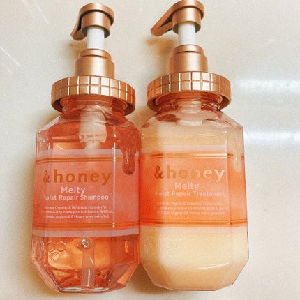 &honey Melty モイストリペア シャンプー1.0/モイストリペア ヘアトリートメント2.0/&honey/市販シャンプーを使ったクチコミ(1枚目)