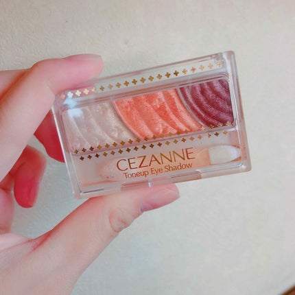 トーンアップアイシャドウ/CEZANNE/アイシャドウパレットを使ったクチコミ(1枚目)