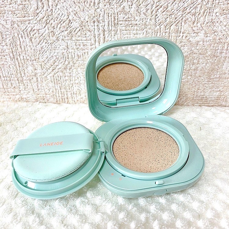 ネオクッション マット 21N/LANEIGE/クッションファンデーションを使ったクチコミ（2枚目）