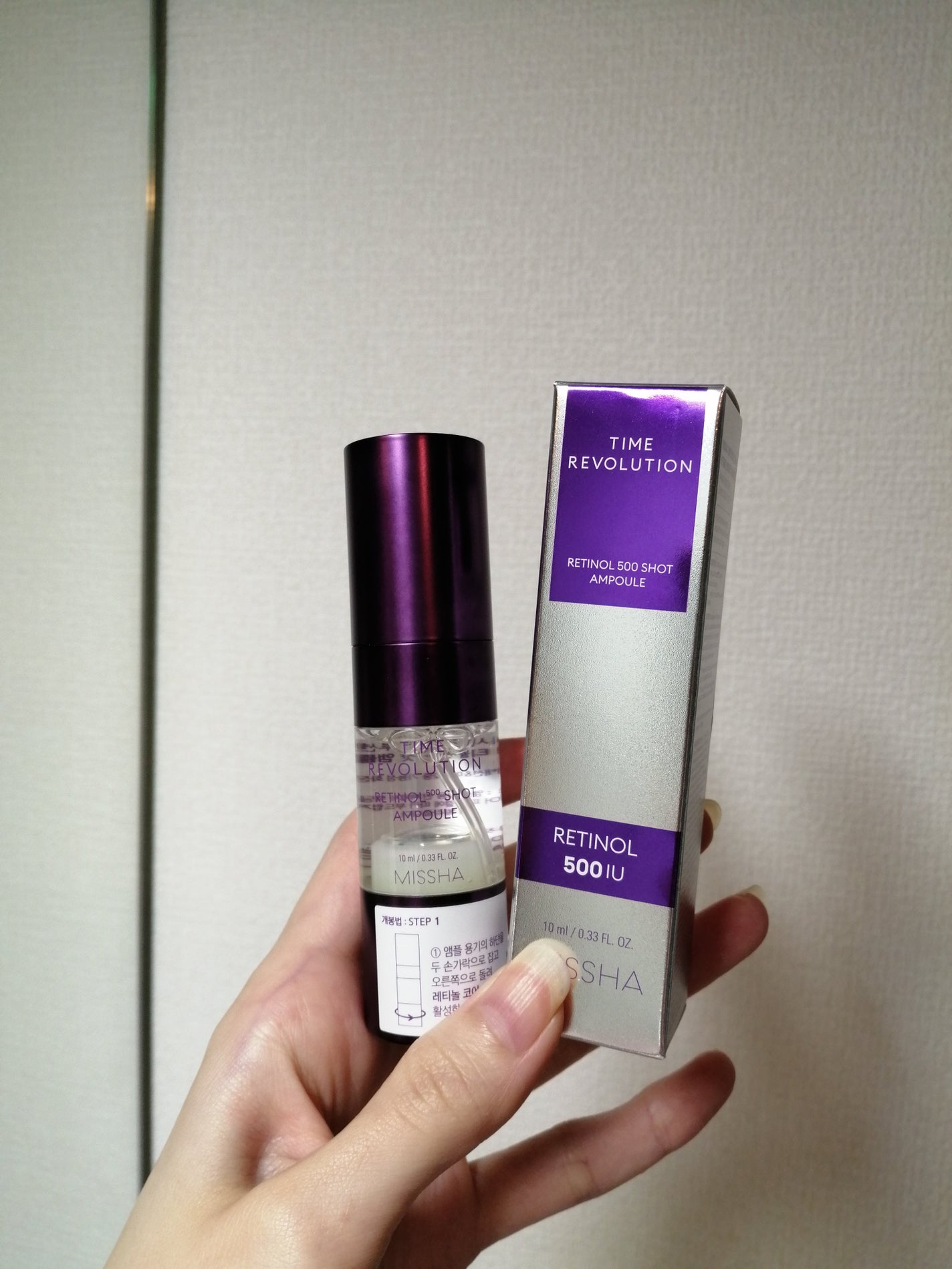 ミシャ タイムレボリューション レチ500ショット美容液/MISSHA/美容液を使ったクチコミ(1枚目)