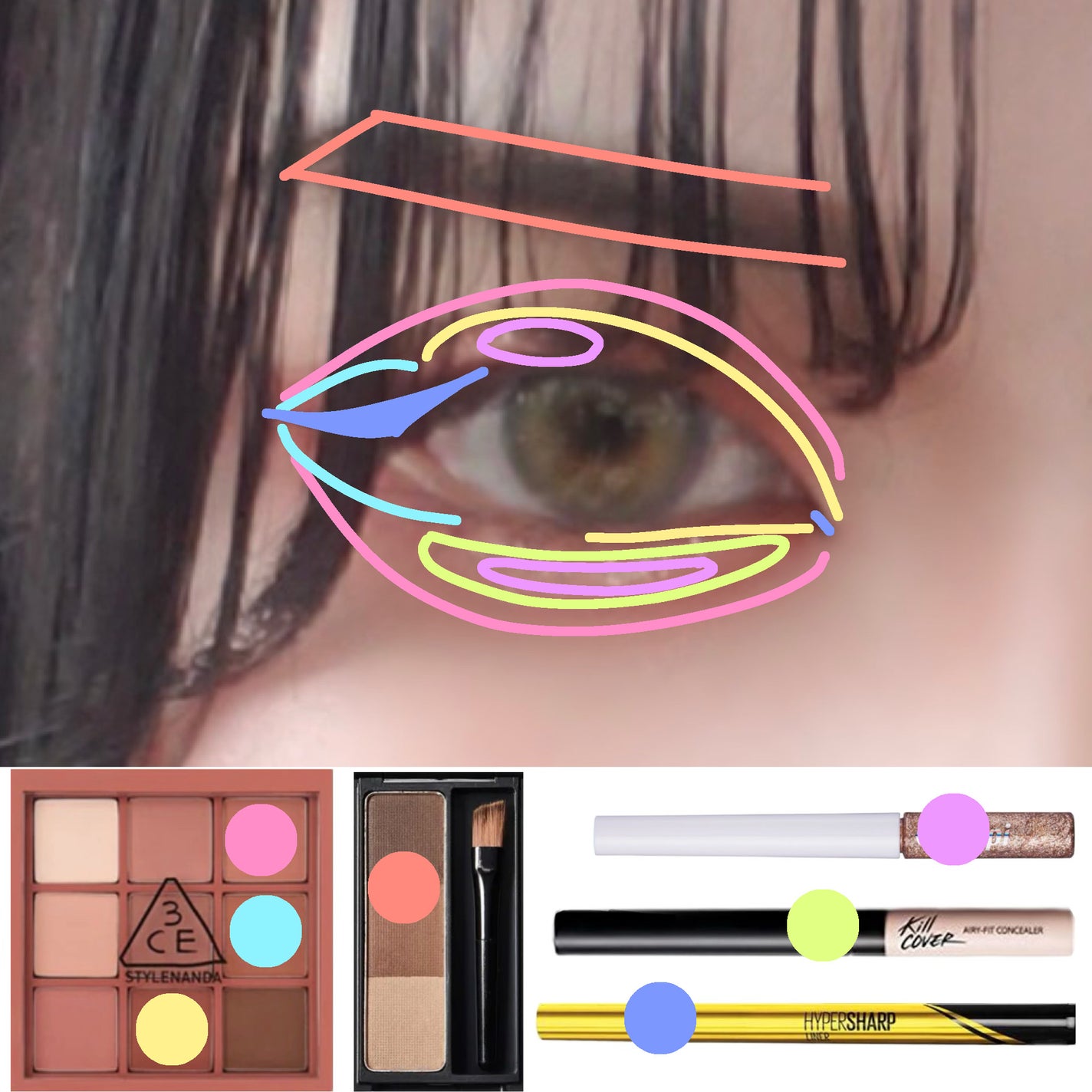 ハイパーシャープ ライナー R/MAYBELLINE NEW YORK/リキッドアイライナーを使ったクチコミ(2枚目)