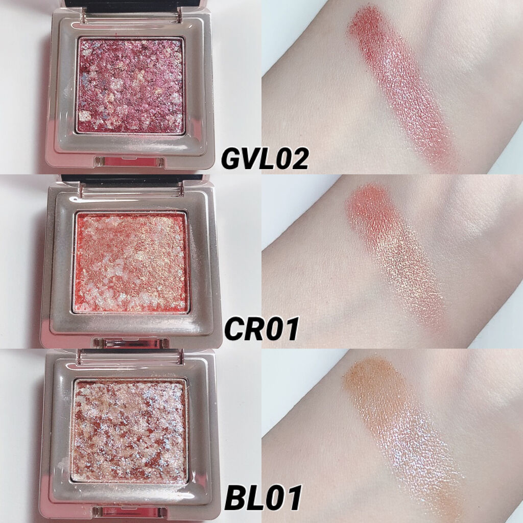 グリッタープリズム シャドウ/MISSHA/グリッターを使ったクチコミ（3枚目）