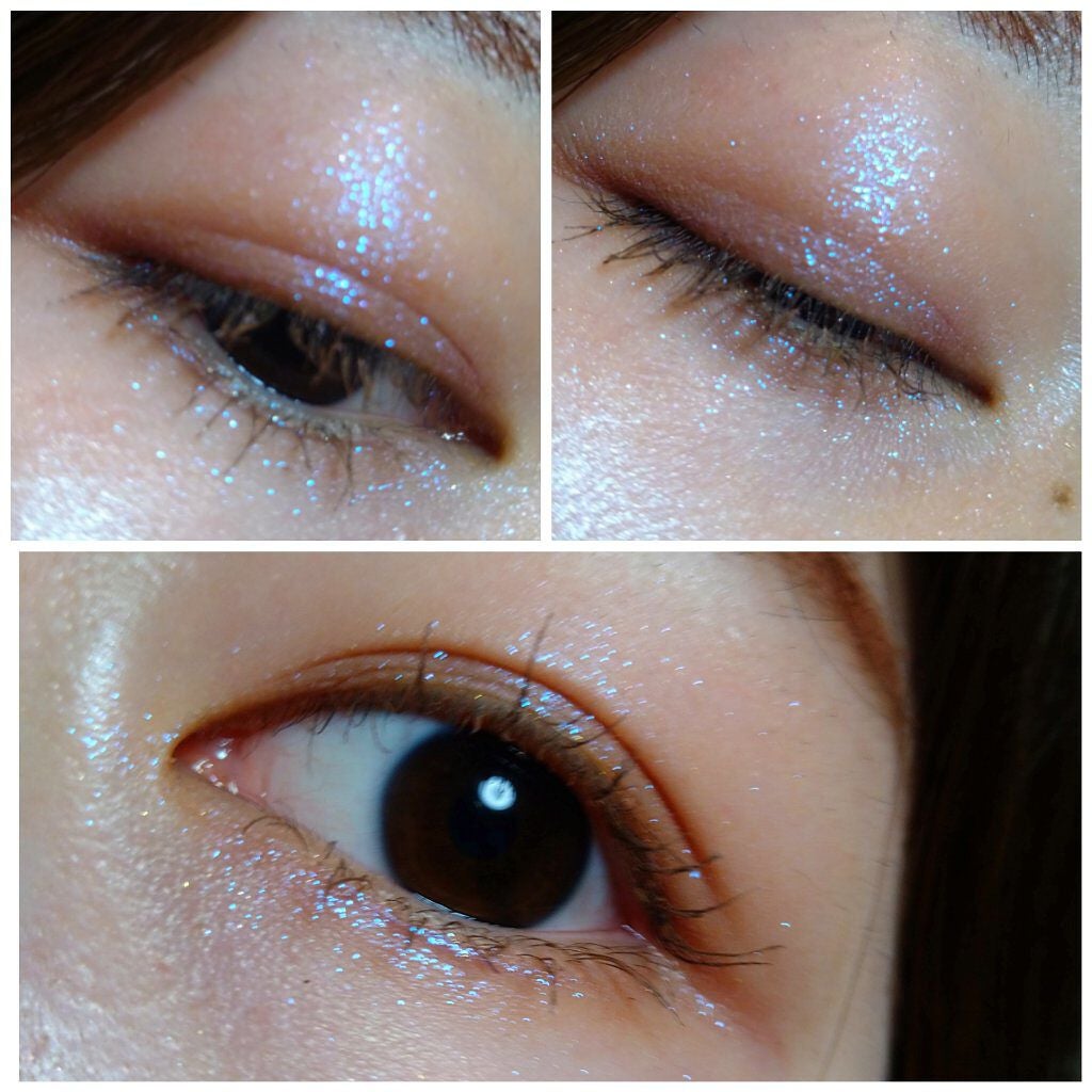 シアー グリッターアイズ/KiSS/単色アイシャドウを使ったクチコミ(5枚目)