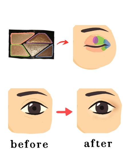 メタルグラマーアイズ/KATE/アイシャドウパレットを使ったクチコミ(2枚目)