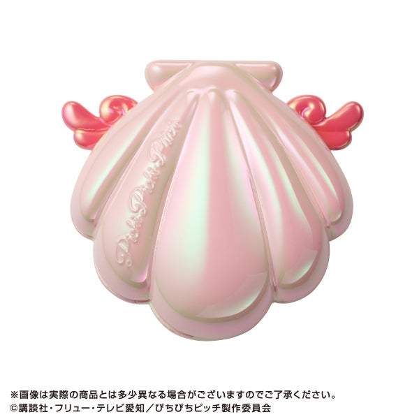 人気アニメ「マーメイドメロディーぴちぴちピッチ」の貝殻形コンパクトコスメがクレアボーテから登場!の画像
