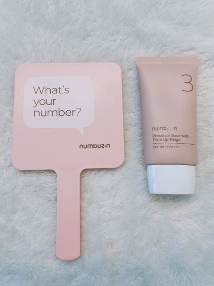 3番 ノーファンデ陶器肌トーンアップクリーム/numbuzin/化粧下地を使ったクチコミ(2枚目)