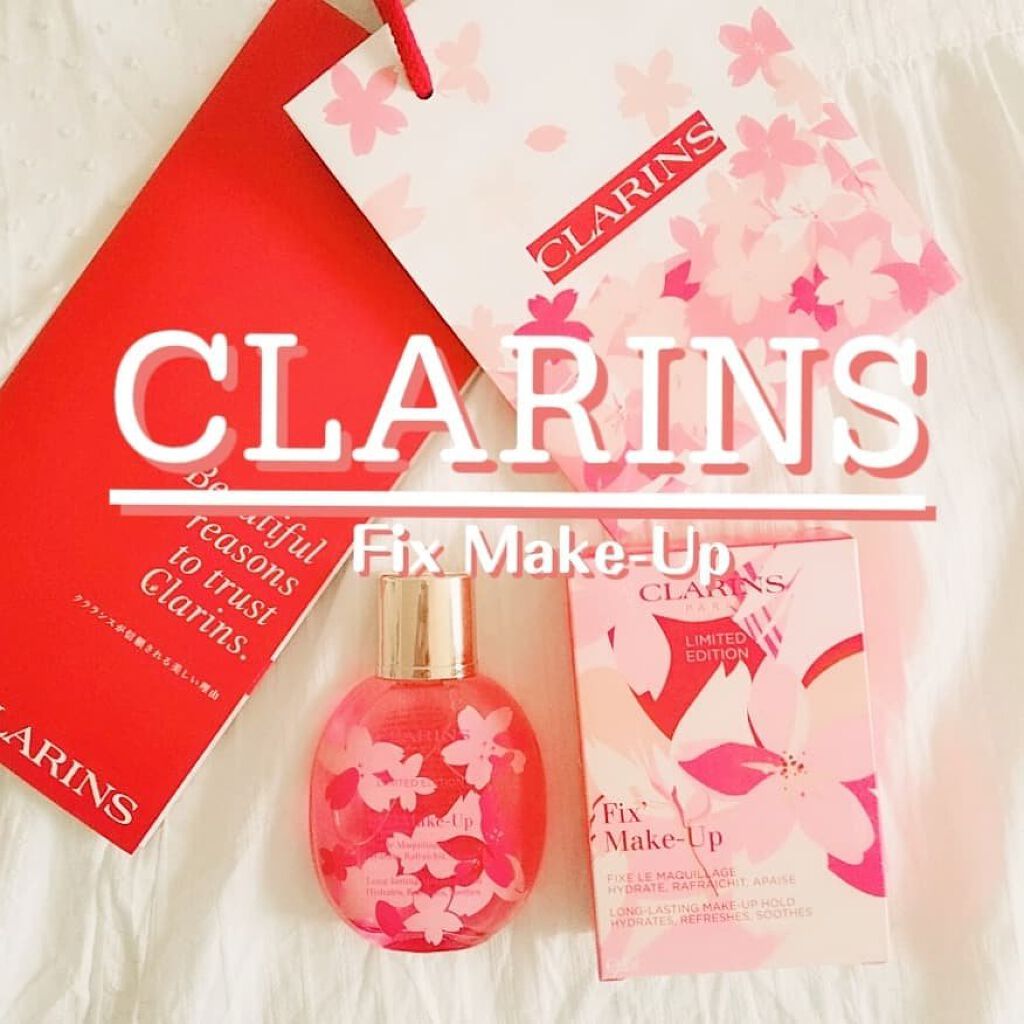 フィックス メイクアップ サクラ/CLARINS/ミスト状化粧水を使ったクチコミ（1枚目）