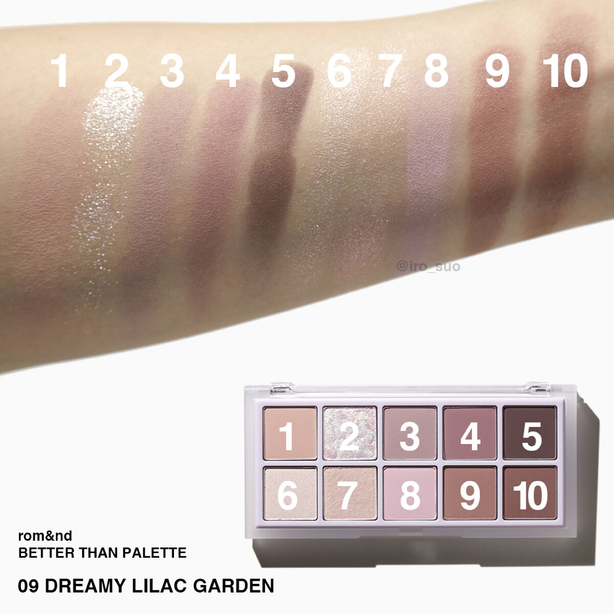 ベターザンパレット/rom&nd/アイシャドウパレットを使ったクチコミ（1枚目）